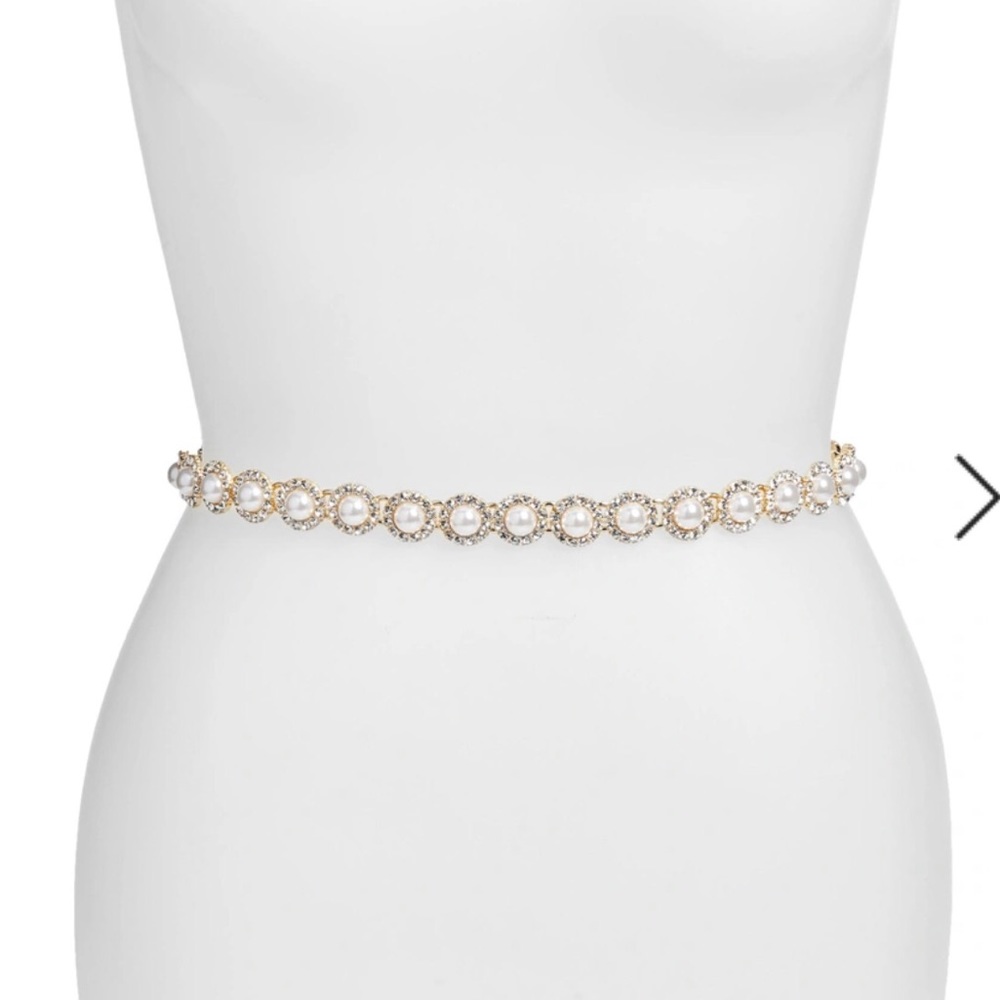 Kate Spade Pearl and Crystal Belt